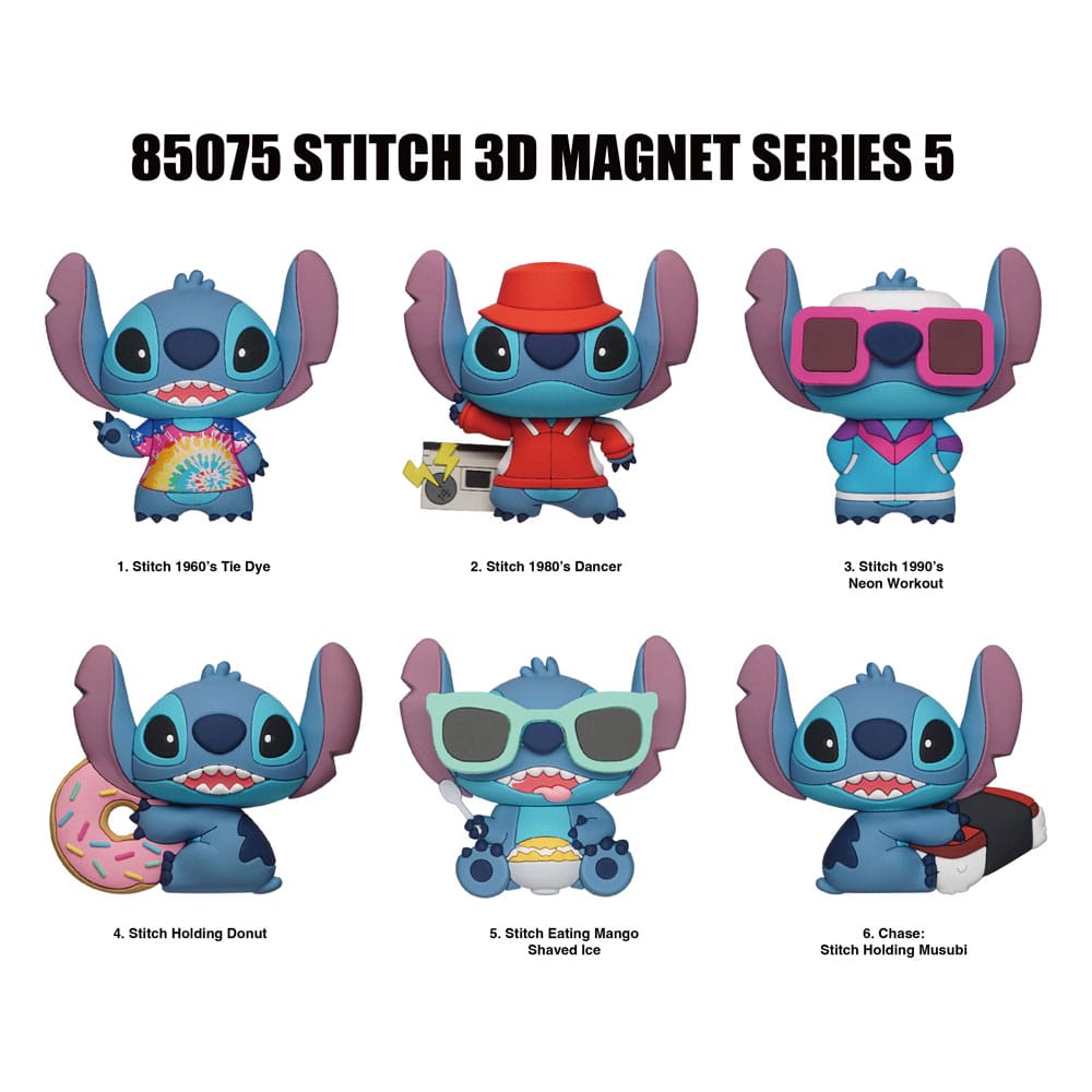 Lilo & Stitch 3D Magnete Stitch Series 5 Blind Pack Display (12) Image 3