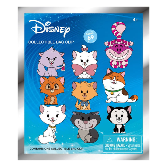 Disney Katzen 3D PVC-Taschenanhänger Serie 69 Display (24) Image 2