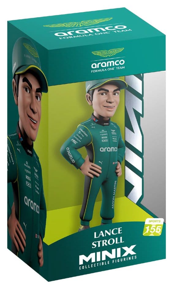 Formel 1 Minix Figur Lance Stroll (Aston Martin) 12 cm Image 2