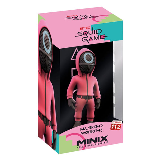 Squid Game Minix Figur Masked Circle Guard 12 cm Image 2