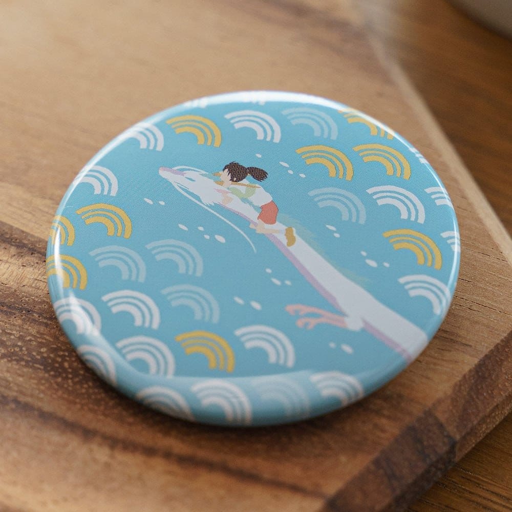 Chihiros Reise ins Zauberland Ansteck-Pin Chihiro & Haku dragon 5 cm Image