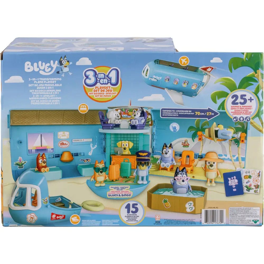 Bluey Minifiguren Spielset Bluey Holiday 3in1 Set Image 13