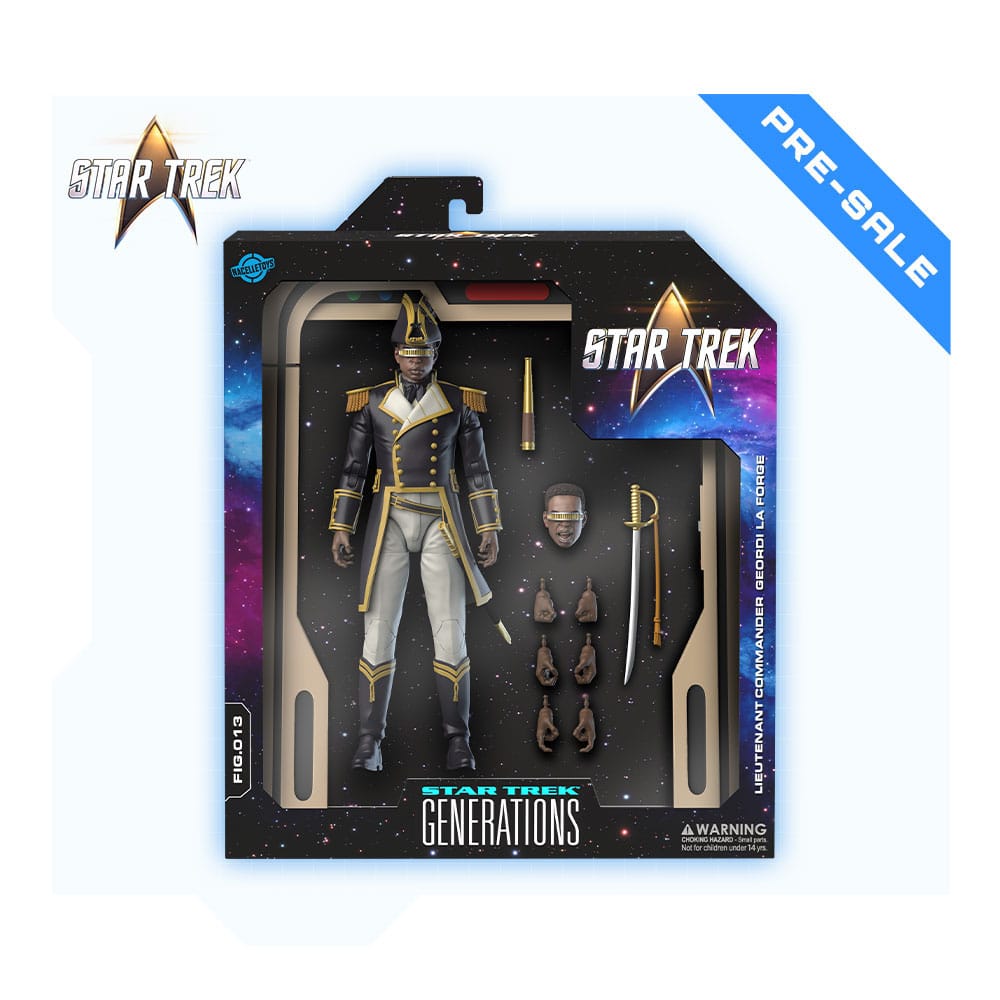 Star Trek: Treffen der Generationen Actionfigur 1/10 Wave 2 Sailor Uniform Geordi La Forge 16 cm Image 4