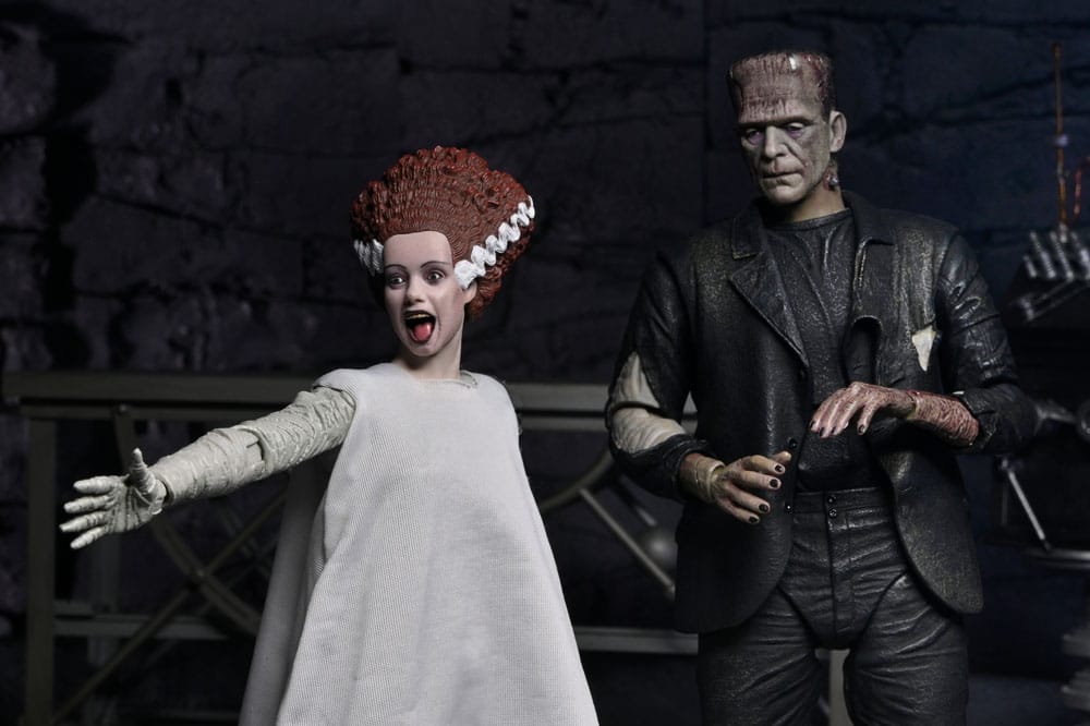 Universal Monsters Actionfiguren 2er-Pack Bride of Frankenstein 90th Anniversary The Monster & His Mate 18 cm Image 3