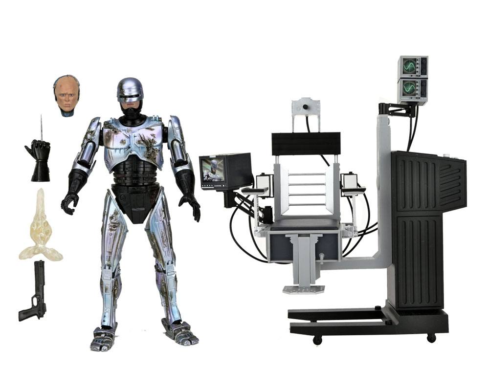 RoboCop Actionfigur Ultimate Battle Damaged RoboCop with Chair 18 cm Image 2