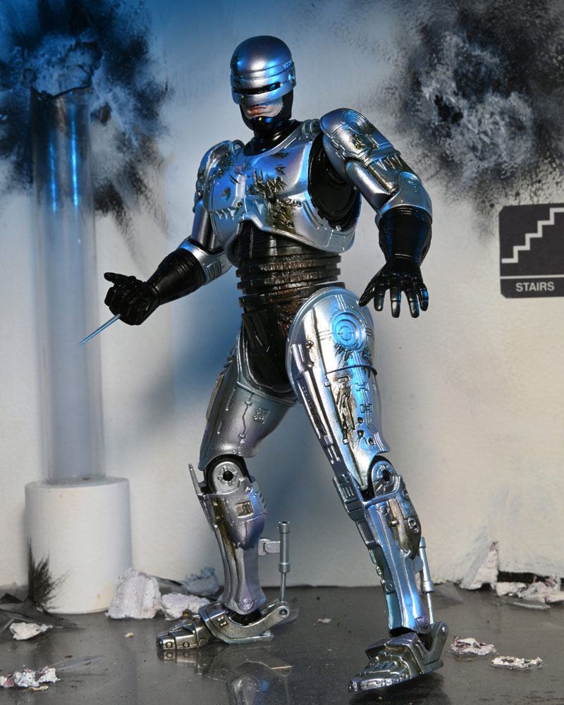 RoboCop Actionfigur Ultimate Battle Damaged RoboCop with Chair 18 cm Image 5