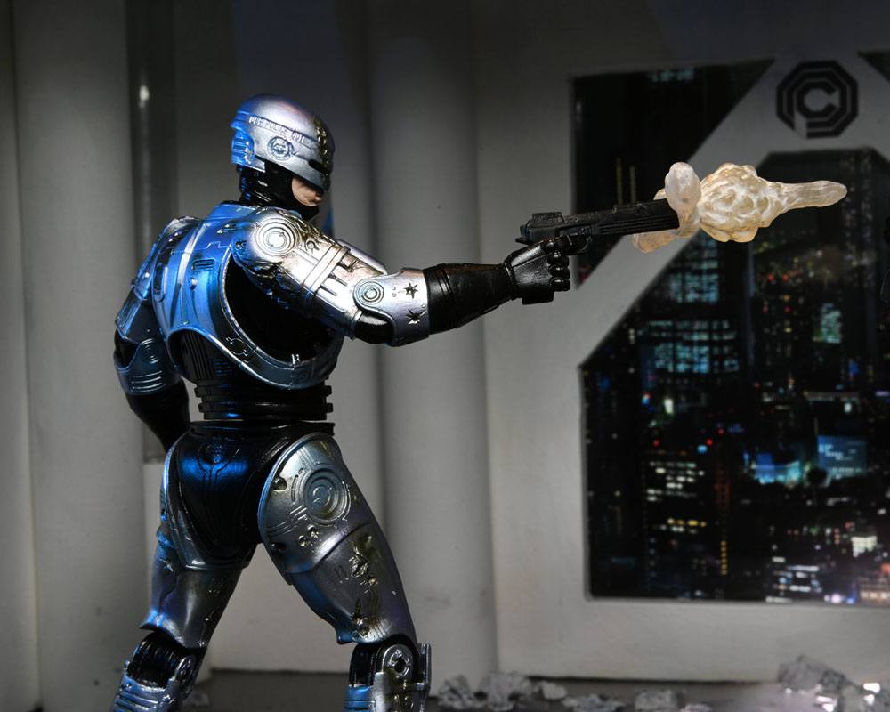 RoboCop Actionfigur Ultimate Battle Damaged RoboCop with Chair 18 cm Image 21