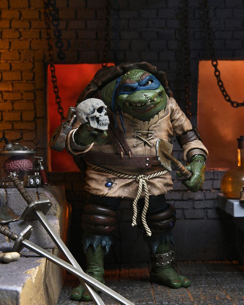 Universal Monsters x Teenage Mutant Ninja Turtles Actionfigur Ultimate Leonardo as The Hunchback 18 cm Image 7
