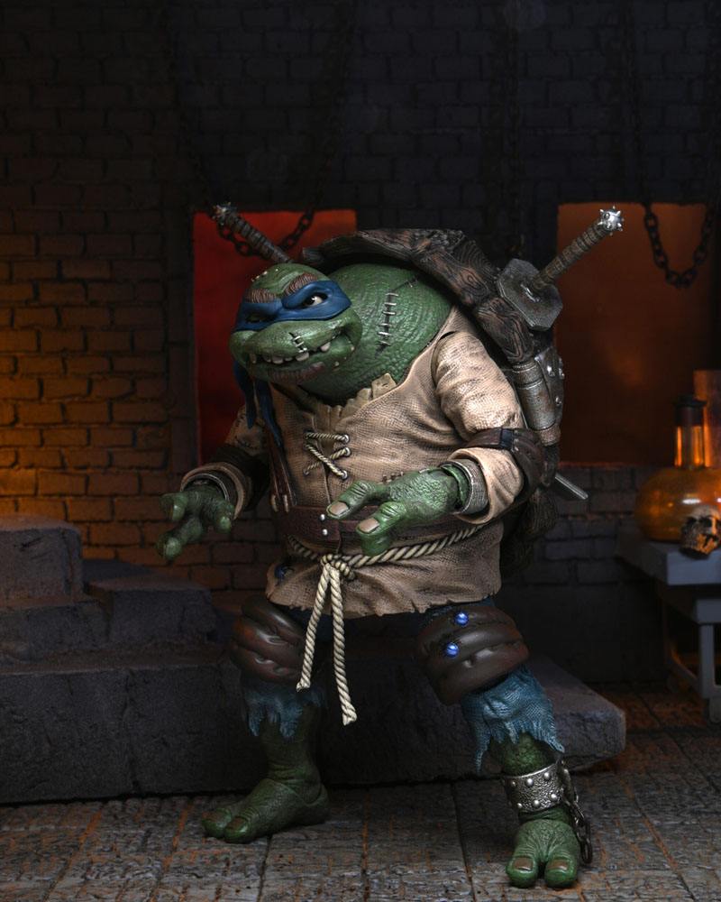 Universal Monsters x Teenage Mutant Ninja Turtles Actionfigur Ultimate Leonardo as The Hunchback 18 cm Image 12