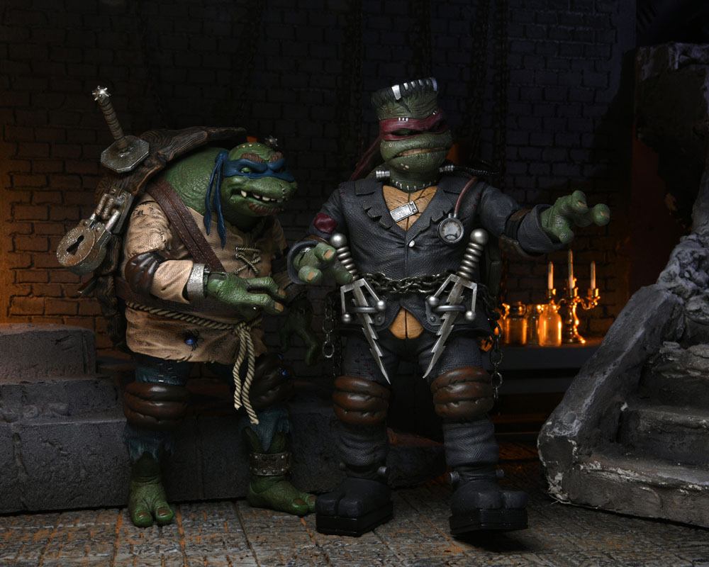 Universal Monsters x Teenage Mutant Ninja Turtles Actionfigur Ultimate Leonardo as The Hunchback 18 cm Image 14