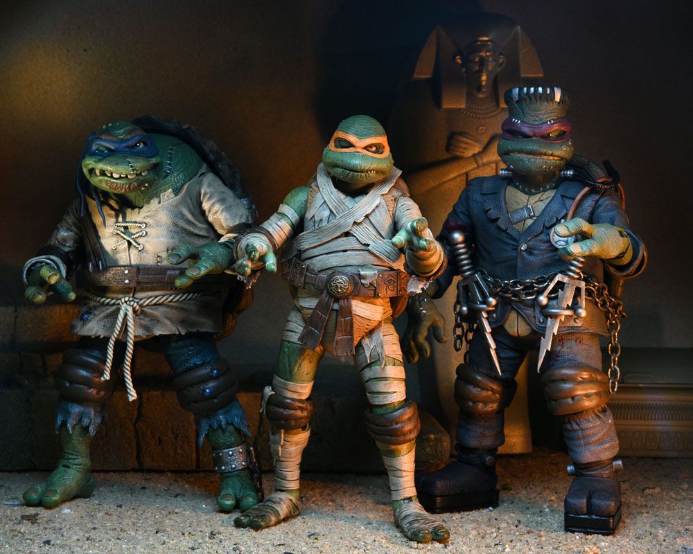 Universal Monsters x Teenage Mutant Ninja Turtles Actionfigur Ultimate Michelangelo as The Mummy 18 cm Image 5