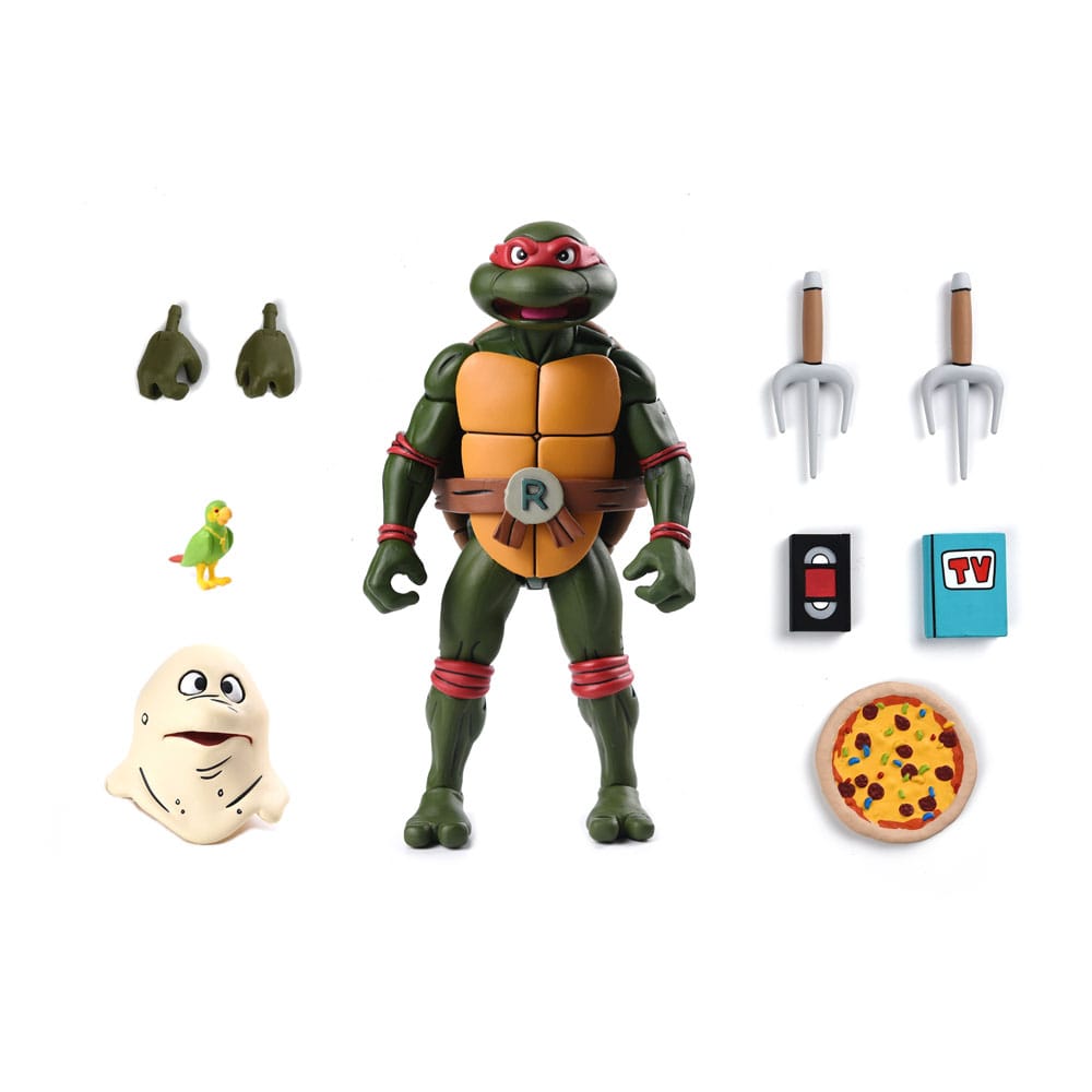 Teenage Mutant Ninja Turtles (1987 Cartoon) Actionfigur Ultimate Raphael (VHS) 18 cm Image 8