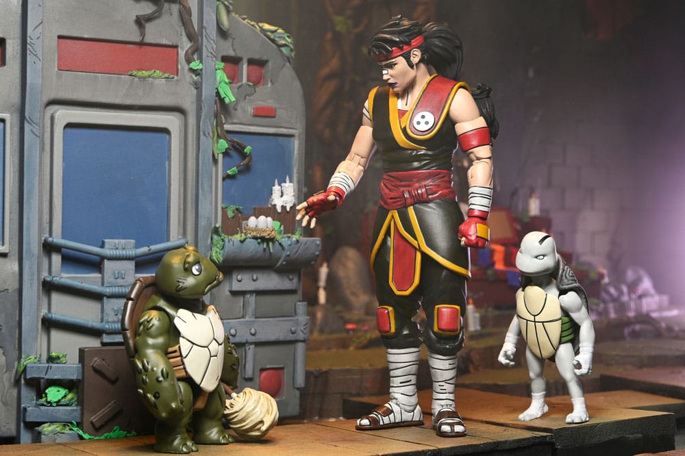 Teenage Mutant Ninja Turtles: The Last Ronin Actionfigur Ultimate Casey Marie with Baby Odyn & Uno 17 cm Image 9