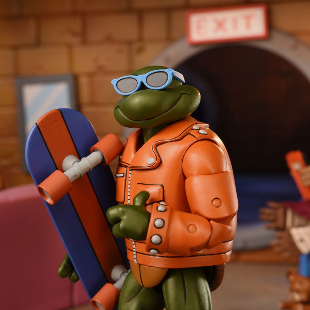 Teenage Mutant Ninja Turtles (Cartoon) Actionfigur Punk Leo and Punk Raph 2 Pack 18 cm Image 15