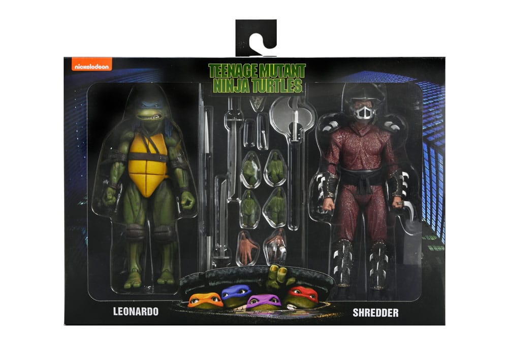 Teenage Mutant Ninja Turtles (1990 Movie) Actionfigur Roof Top Battle Shredder vs Leo 18 cm Image 4