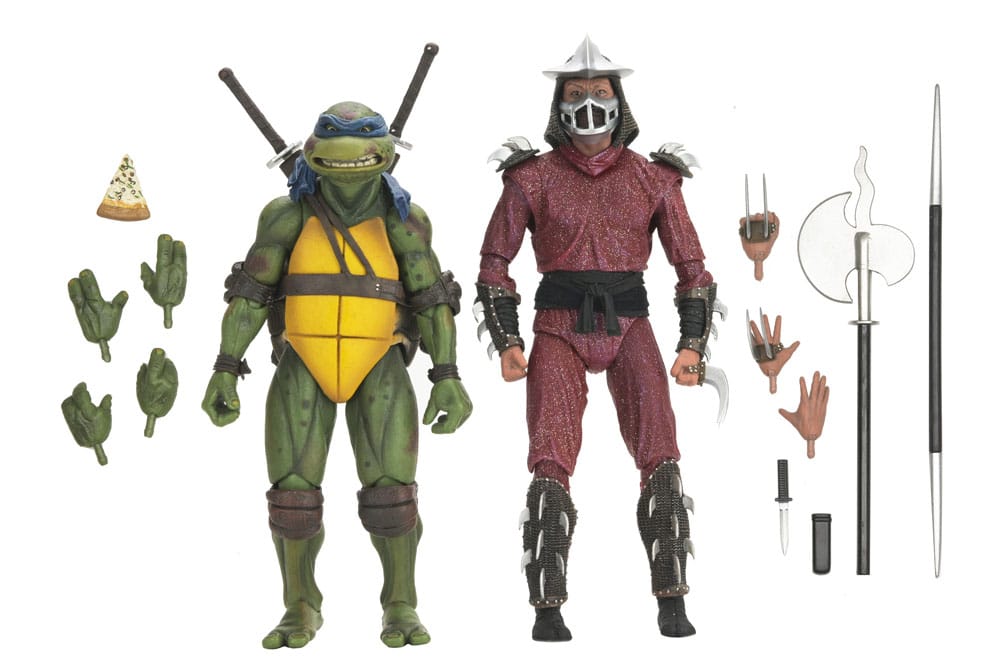 Teenage Mutant Ninja Turtles (1990 Movie) Actionfigur Roof Top Battle Shredder vs Leo 18 cm Image 7