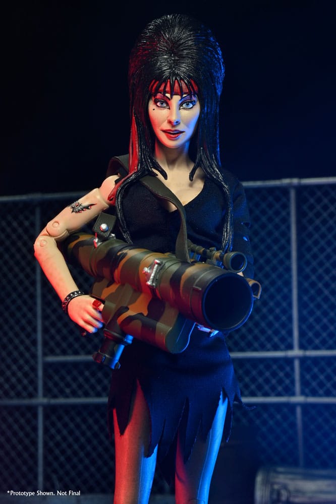 Elvira - Herrscherin der Dunkelheit Clothed Actionfigur Commando Elvira 20 cm Image 8