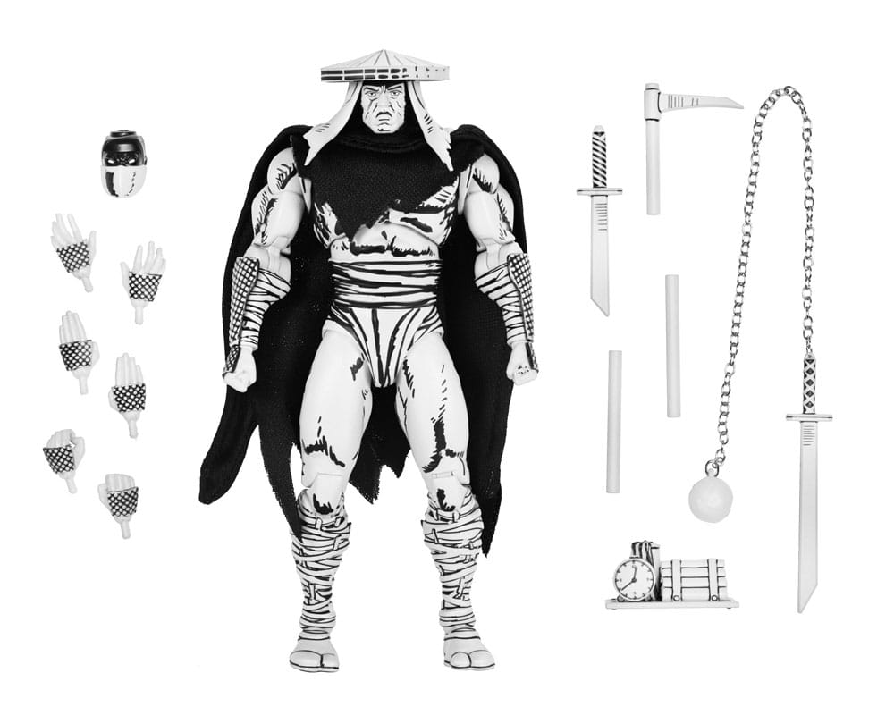 Teenage Mutant Ninja Turtles Actionfigur Foot Assassin Black and White 18 cm Image 11
