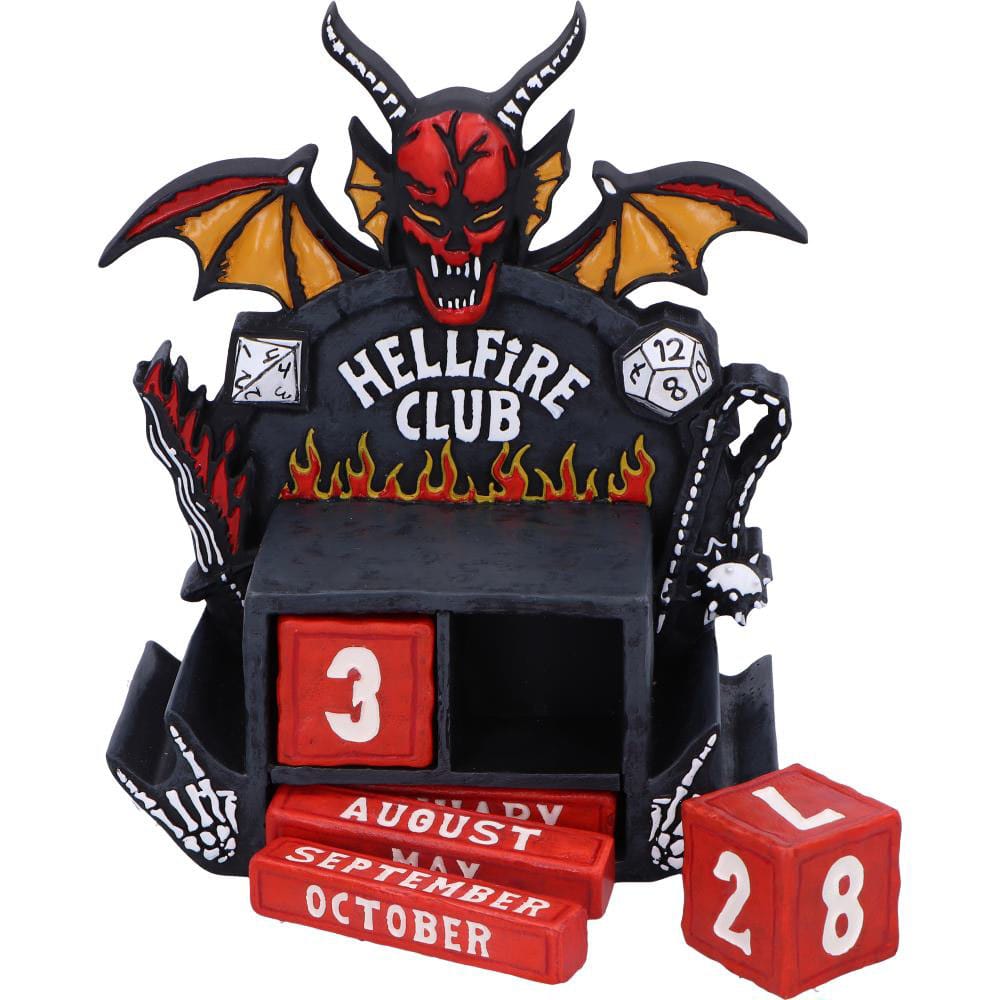 Stranger Things Ewiger Kalender Hellfire Club 15 cm Image 6