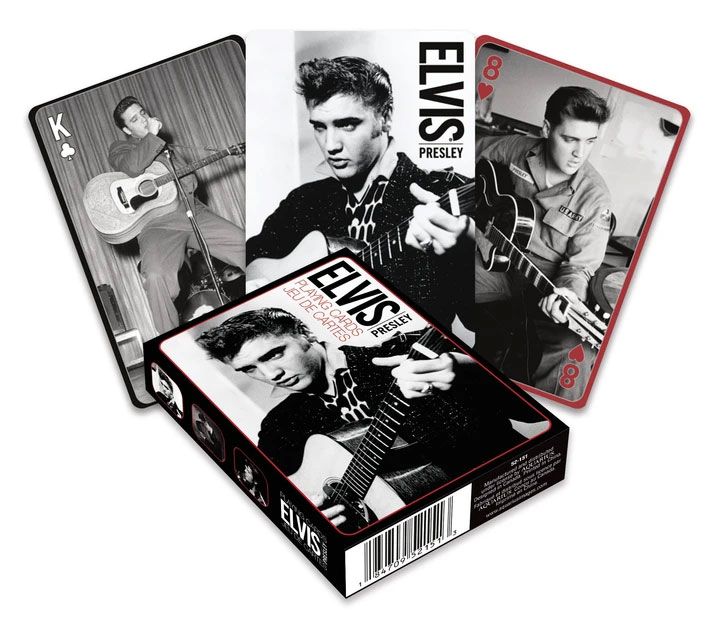 Elvis Presley Spielkarten Black & White Image