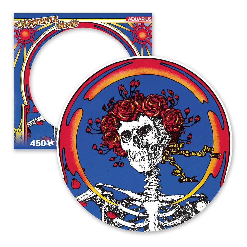 Grateful Dead: Skull & Roses 450 Piece Picture Disc Jigsaw Puzzle Image