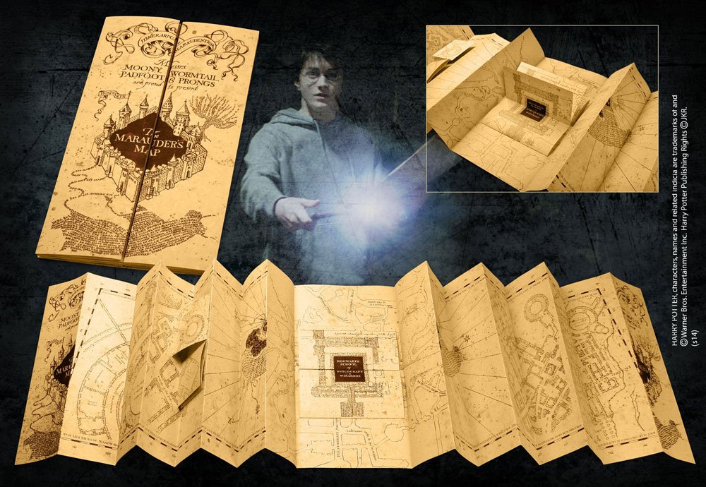 Harry Potter Replik 1/1 Die Karte des Herumtreibers Image