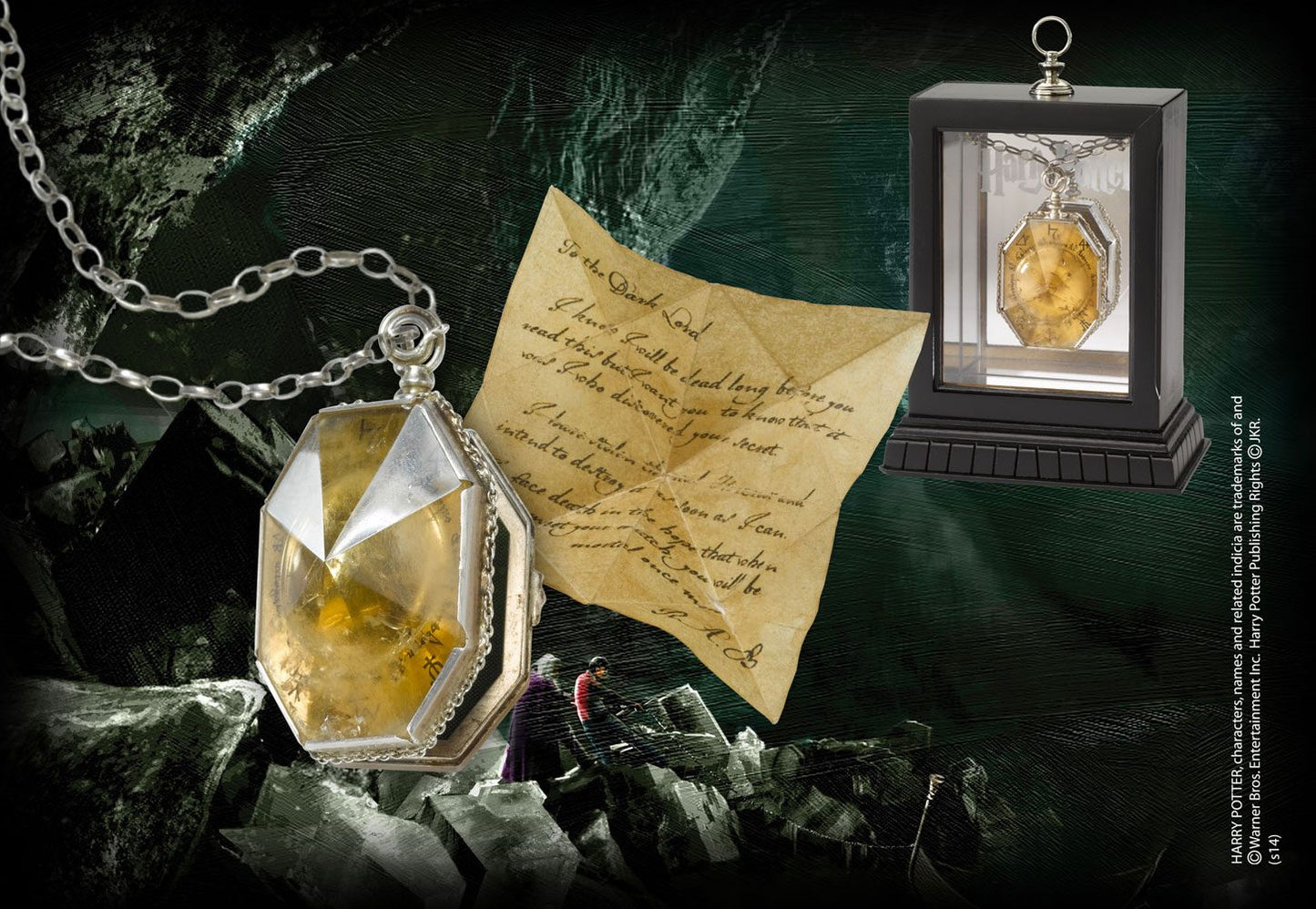 Harry Potter Replik 1/1 Slytherins Medaillon Image