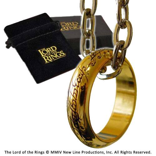 Herr der Ringe Ring Der Eine Ring (vergoldet) Image