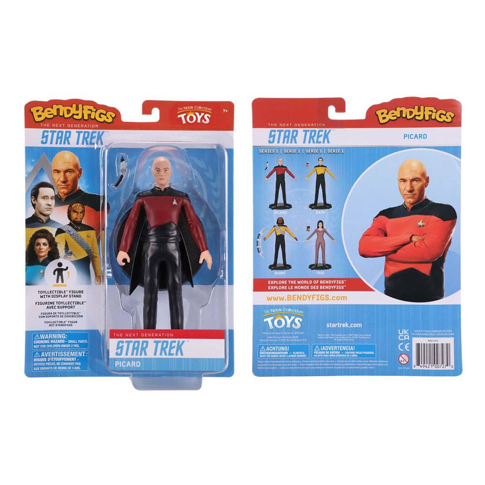 Star Trek: The Next Generation Bendyfigs Biegefigur Capt. Picard 19 cm Image 2