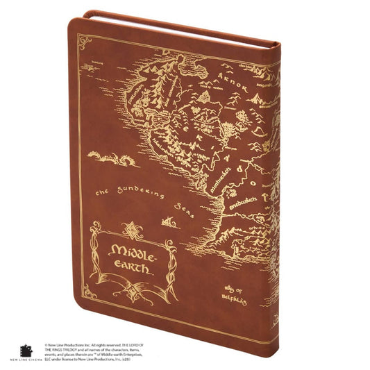 Der Herr der Ringe Tagebuch Map of Middle-Earth 240 Seiten Image 2