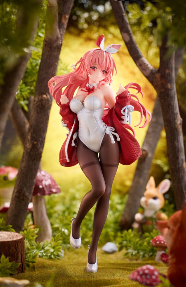 Original Character PVC Statue 1/7 White Rabbit Illustrated by Rosuuri Deluxe Version 24 cm Image 16