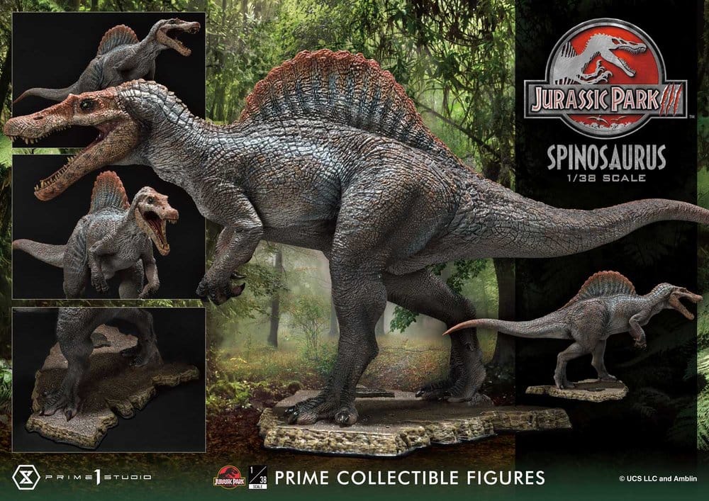 Jurassic Park III (Film) Prime Collectible Figures Statue 1/38 Spinosaurus 24 cm Image 20