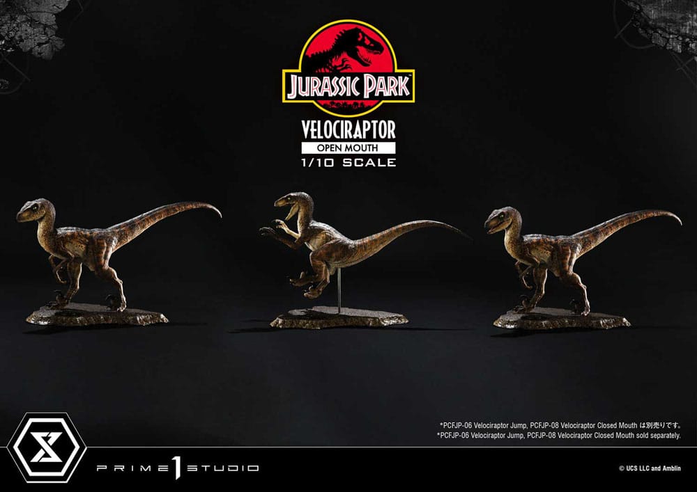 Jurassic Park Prime Collectibles Statue 1/10 Velociraptor Open Mouth 19 cm Image 16