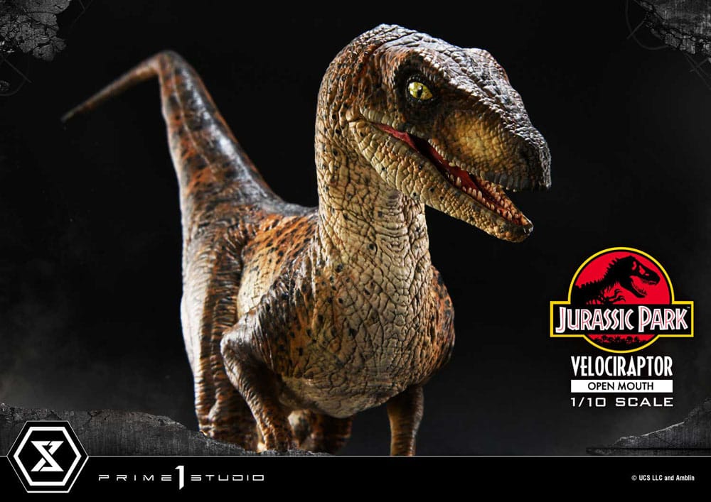 Jurassic Park Prime Collectibles Statue 1/10 Velociraptor Open Mouth 19 cm Image 20
