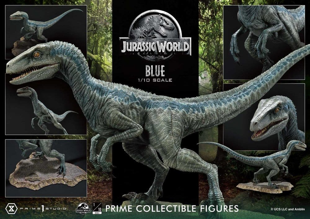 Jurassic World (Film) Prime Collectible Figures Statue 1/10 Blue 17 cm Image 18