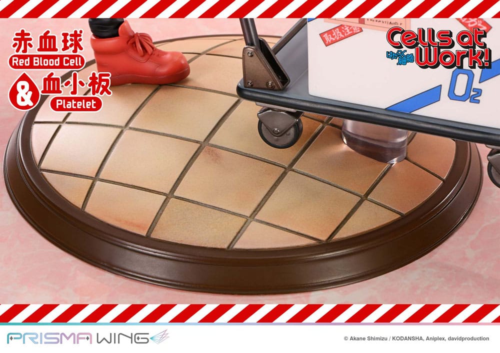 Cells at Work Prisma Wing PVC Statue Red Blood Cell & Platelet 26 cm Image 20