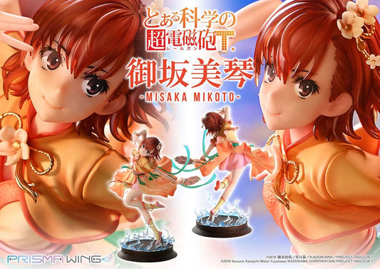 To Aru Kagaku no Railgun Prisma Wing PVC Statue 1/7 Misaka Mikoto 22 cm Image 2