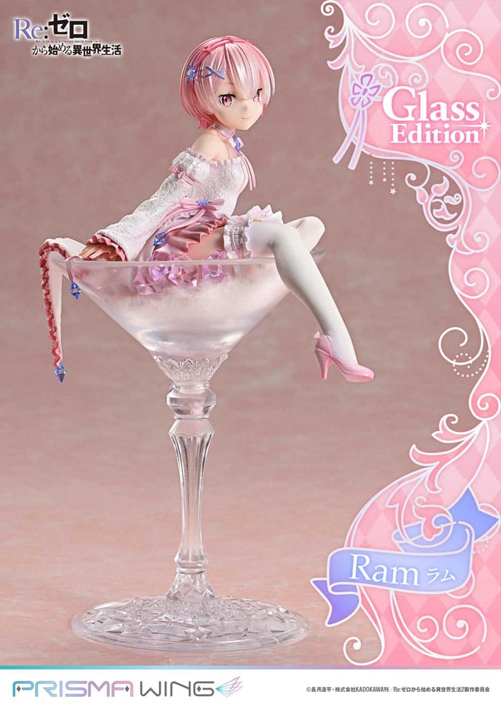 Re:ZERO Starting Life in Another World Prisma Wing PVC Statue 1/7 Ram Glass Edition 24 cm Image 18