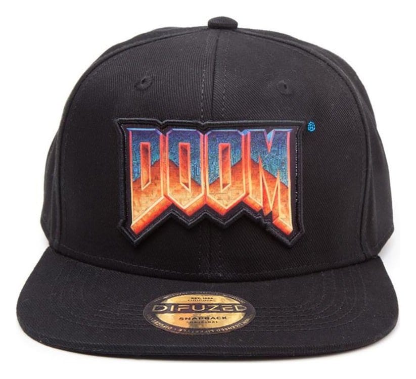 DOOM Snapback Cap Logo Image