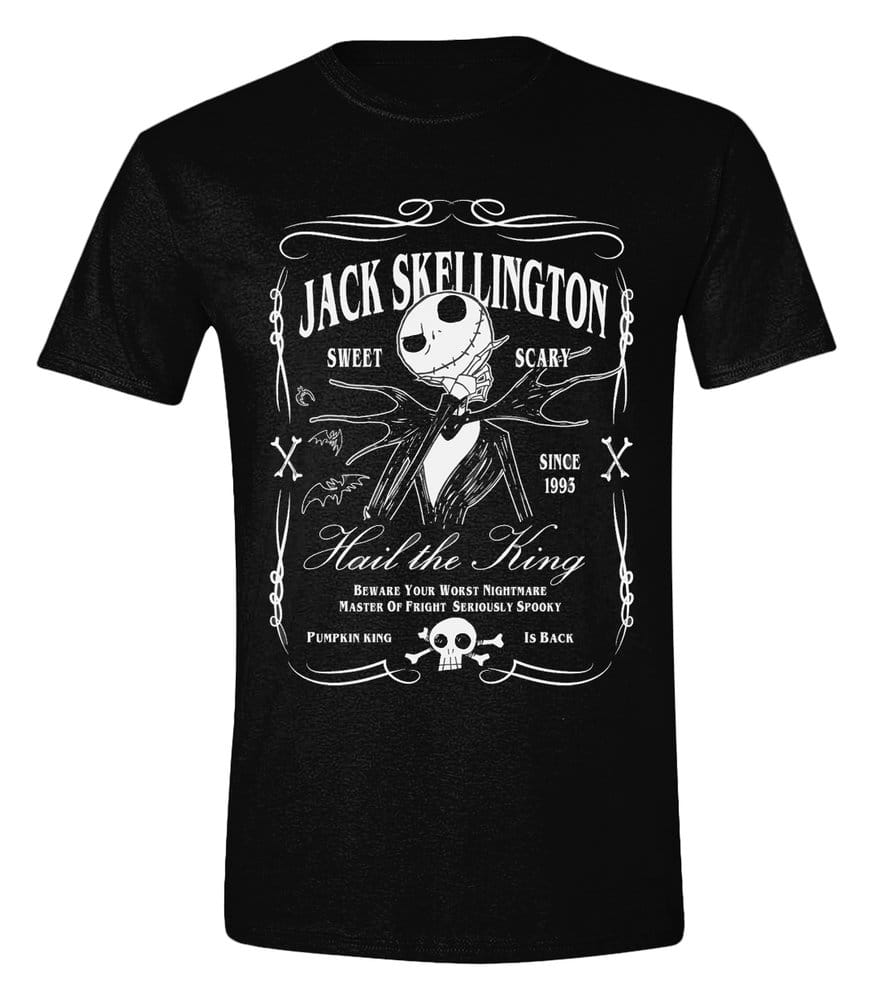 Disney The Nightmare Before Christmas T-Shirt Jack Skellington Label Größe S Image