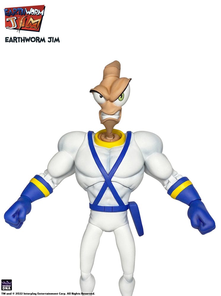 Earthworm Jim Zubehör-Set Wave 1: Worm Body & Jim Heads Accessory Pack Image 6