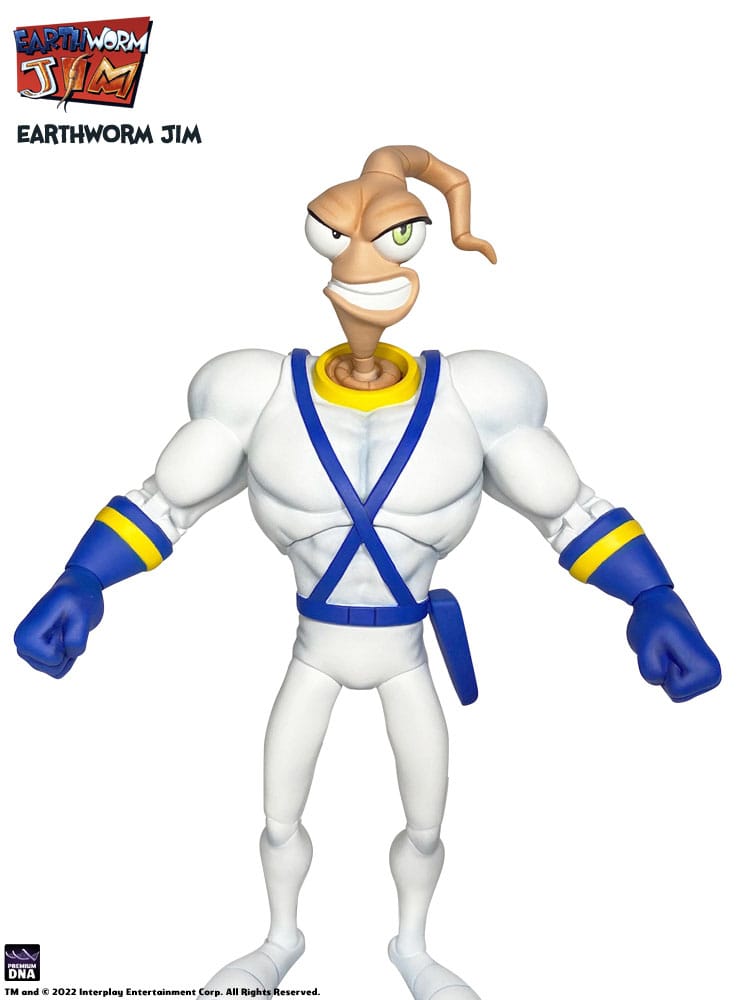 Earthworm Jim Zubehör-Set Wave 1: Worm Body & Jim Heads Accessory Pack Image 13