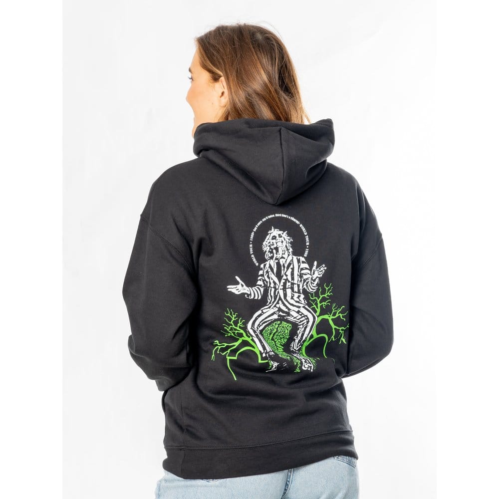 Beetlejuice Kapuzenpullover Front Back World Tour Größe S Image 4