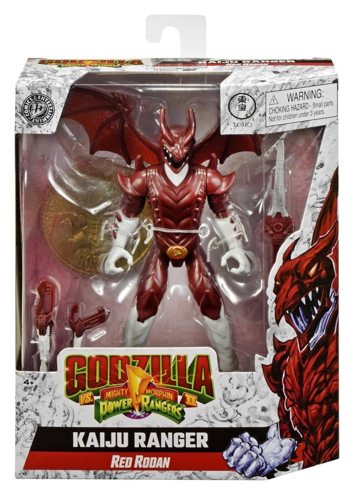 Power Rangers x Godzilla Actionfigur Red Rodan Image 2