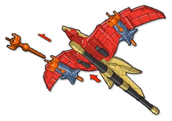 Power Rangers Thunderzord Actionfigur Firebird Image