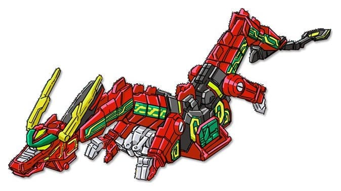 Power Rangers Thunderzord Actionfigur Red Dragon Image