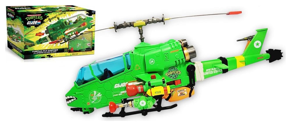 Teenage Mutant Ninja Turtles x G.I. Joe Crossover Classics Fahrzeug Turtle-Fly Copter Image