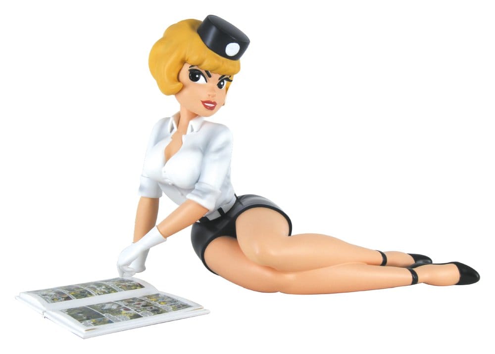 Natacha Resin Statue Pause Lecture 15 cm Image