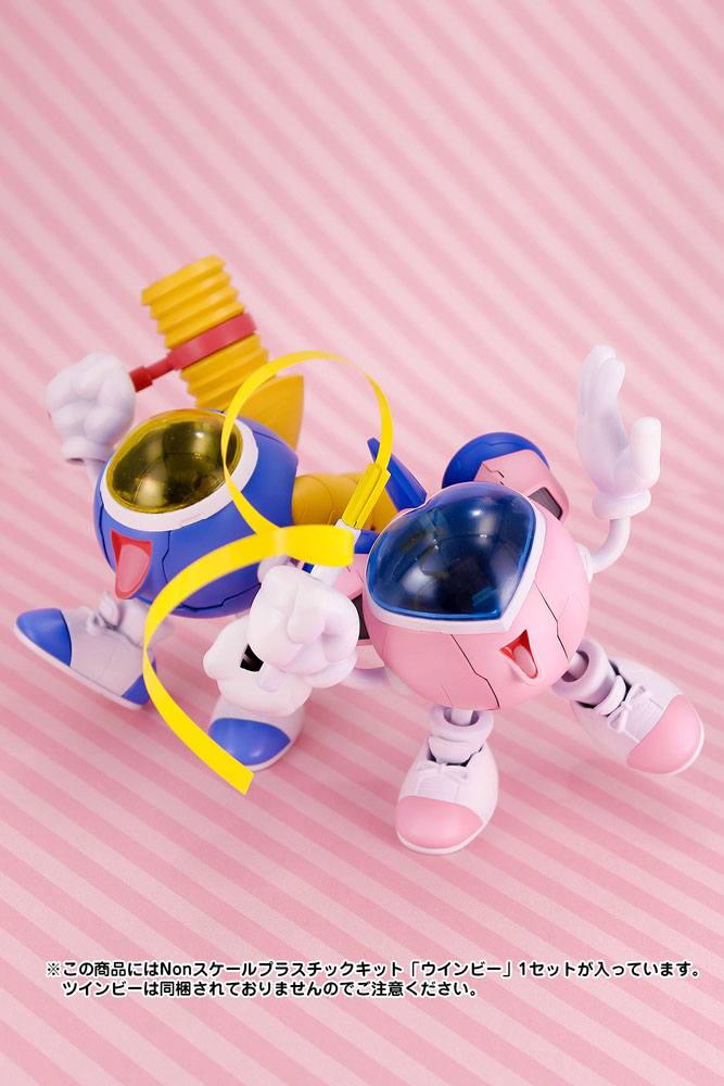 TwinBee Rainbow Bell Adventure Plastic Model Kit Winbee 10 cm Image 7