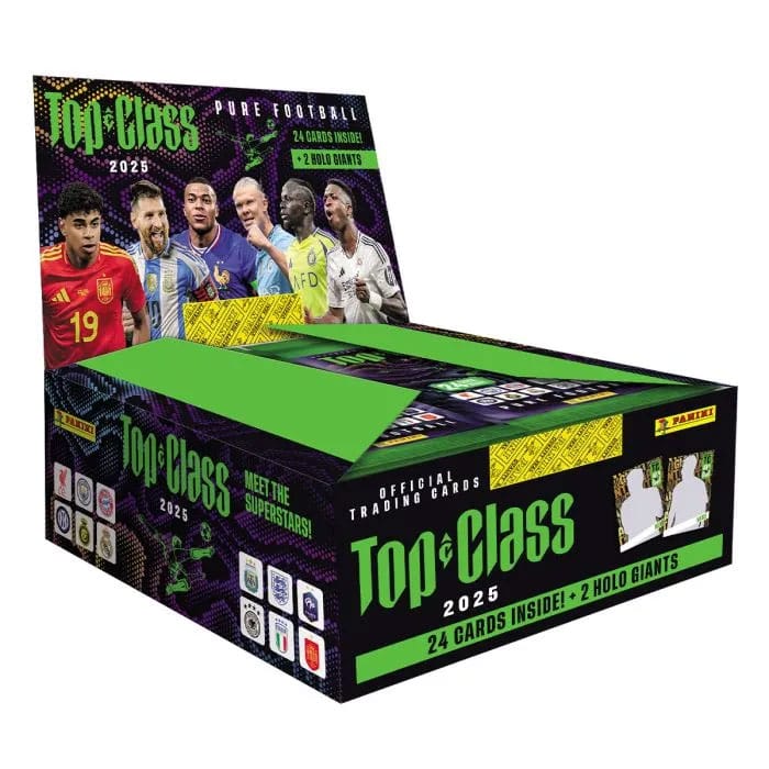 FIFA Top Class 2025 Trading Cards Fat Packs Display (10) Image